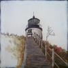 Owls Head Light (small), 2012
Encaustics on Wood Panel
6" x 6"