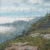 Fog Rolling In, Mt. Battie, 2012
Encaustics on Wood Panel
12"x12"